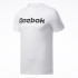 Camiseta Reebok Homem Logótipo linear da série Graphic Branco