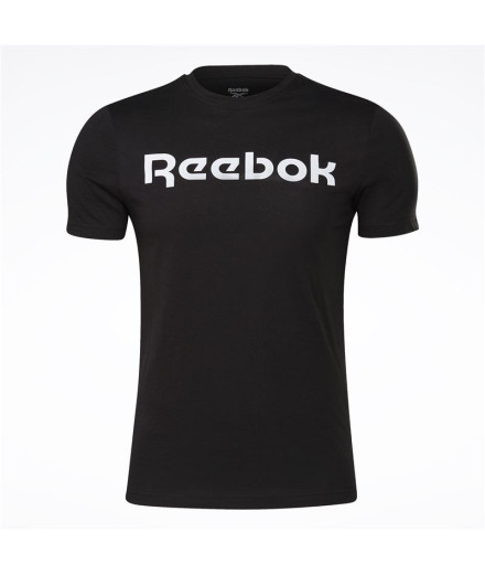 T-shirt Reebok Homme Série graphique Logo linéaire Noir