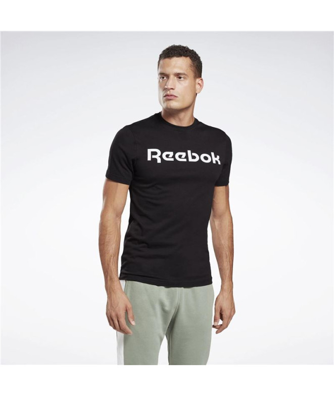 Camiseta Reebok Homem Logótipo linear da série...