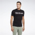 Camiseta Reebok Homem Logótipo linear da série Graphic Preto