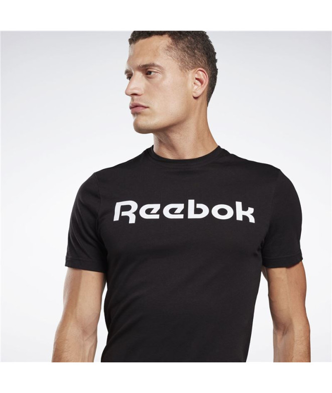 Camiseta Reebok Homem Logótipo linear da série...