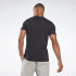 Camiseta Reebok Série gráfica Vetor Homem Preto