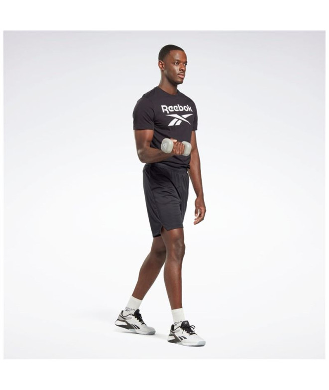 Calça Reebok Comm Knit Short Homem Preto