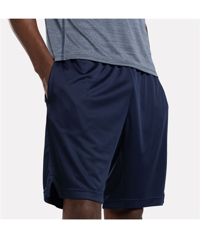Pantalón Reebok Comm Knit Short Hombre Marino
