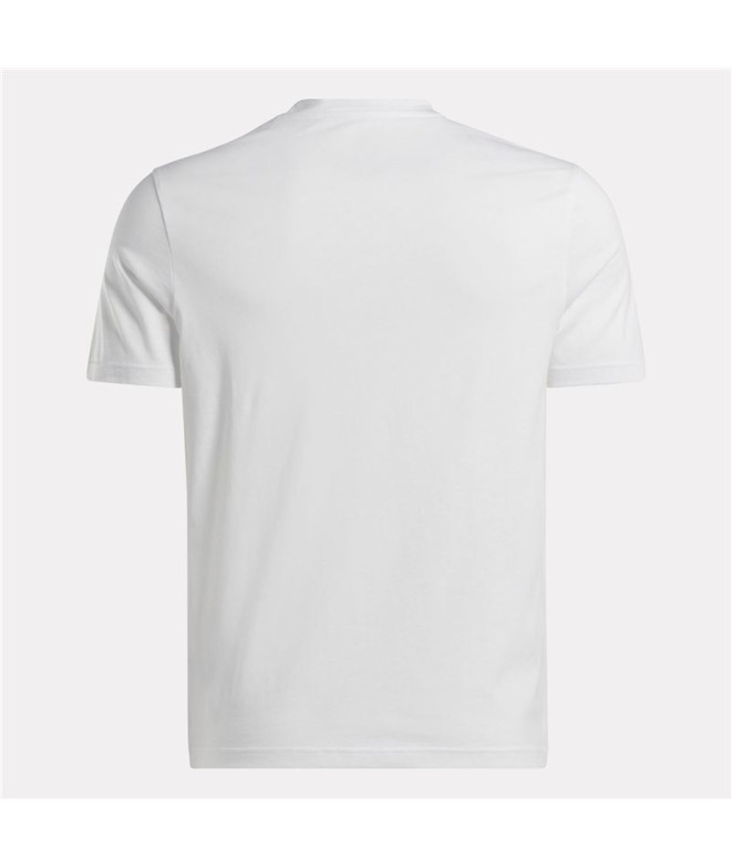 T-shirtReebok IdentityHomme Big Stacked Logo Blanc