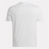 Camiseta Reebok Identity Big Stacked Logo Hombre Blanco