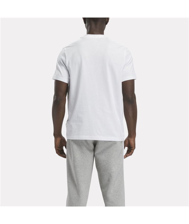 T-shirtReebok IdentityHomme Big Stacked Logo Blanc