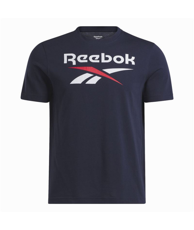Sudadera Reebok Identity Big Stacked Logo Hombre Marino