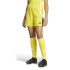 Calça de Futebol adidas Tiro24 Short Mulher Amarelo