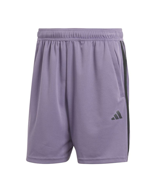 Pantalon from Fitness adidas EssentialsTraining-Essentials Pique 3-Stripes Homme Violet