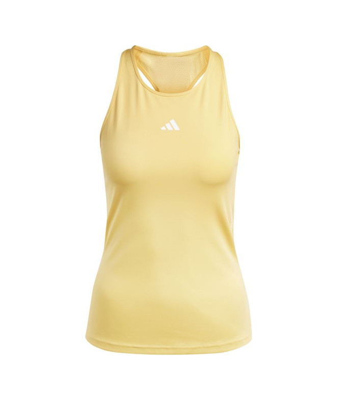 Camiseta by Fitness adidas Essentials Tech Fit Train Tank Mulher Amarelo
