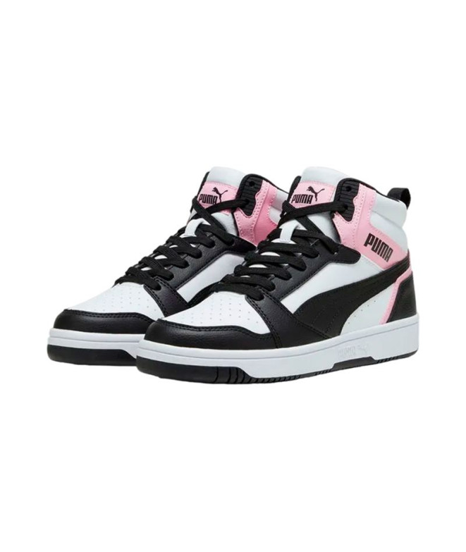 Sapatilhas Puma Rebound V6 Branco Preto Mulher