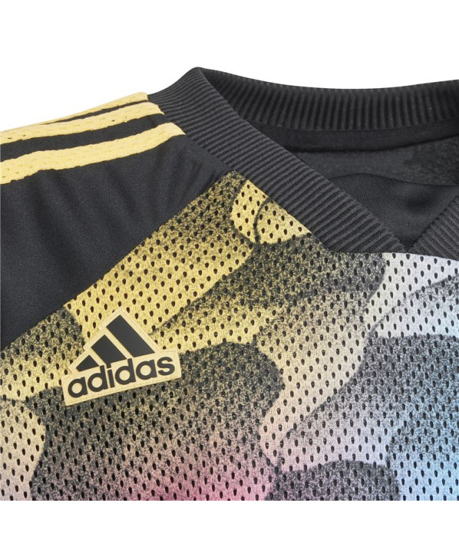 Camiseta adidas Tiro Summer Infantil Preto