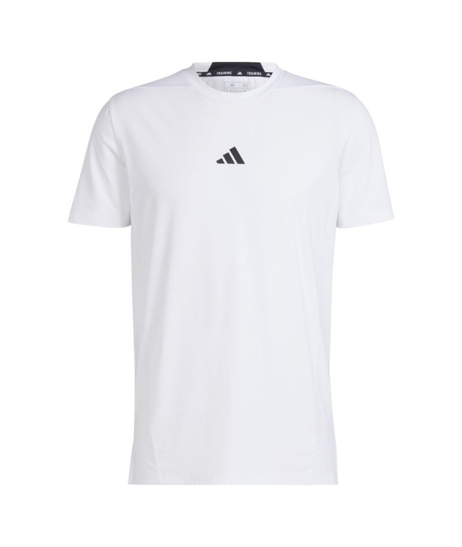 Camiseta de Fitness adidas Essentials D4T Hombre Blanco
