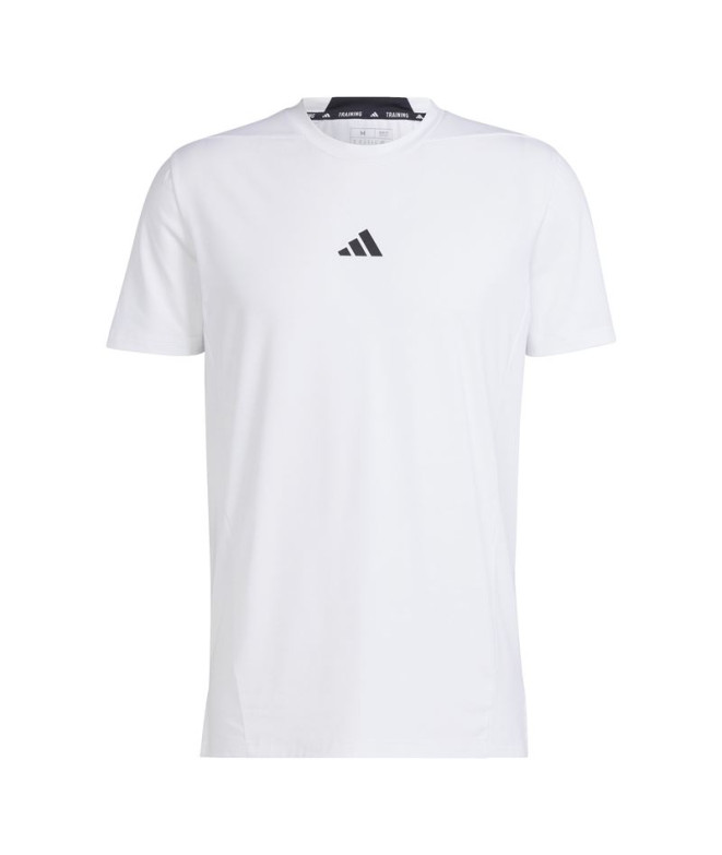 T-shirt Fitness adidas Homme de Essentials D4T White