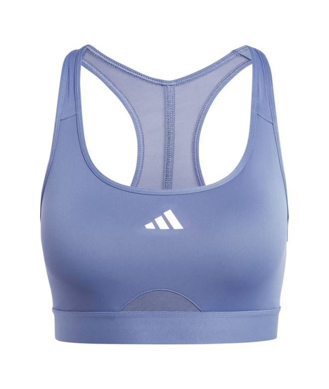 Sutiã esportivo adidas Essentials Powerreact Mulher Azul