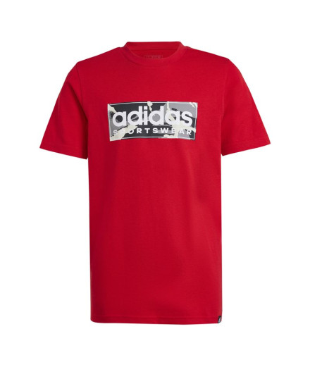 Camiseta adidas Camo Linear Menino