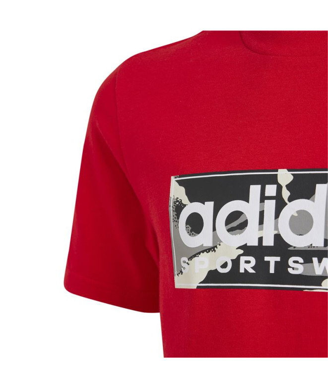 T-shirt adidas Camo linéaire Enfant