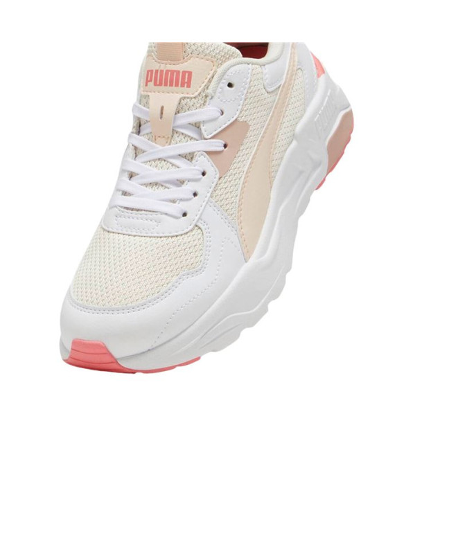 Chaussures Puma Trinity Lite Rose Blanc Femme