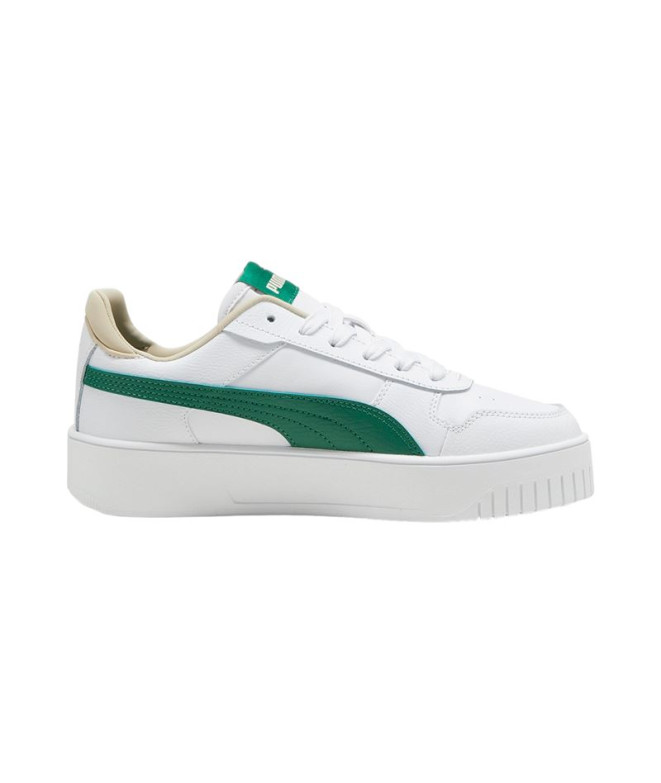 Sapatilhas Puma Carina Street Vinho Branco Mulher