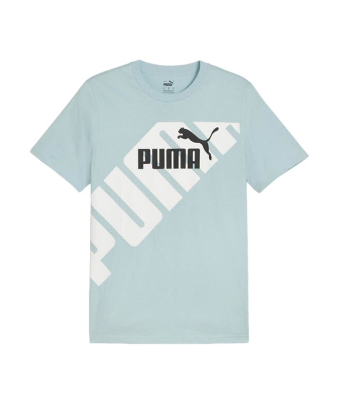 T-shirt Puma POWER Graphic Homme Turquoise