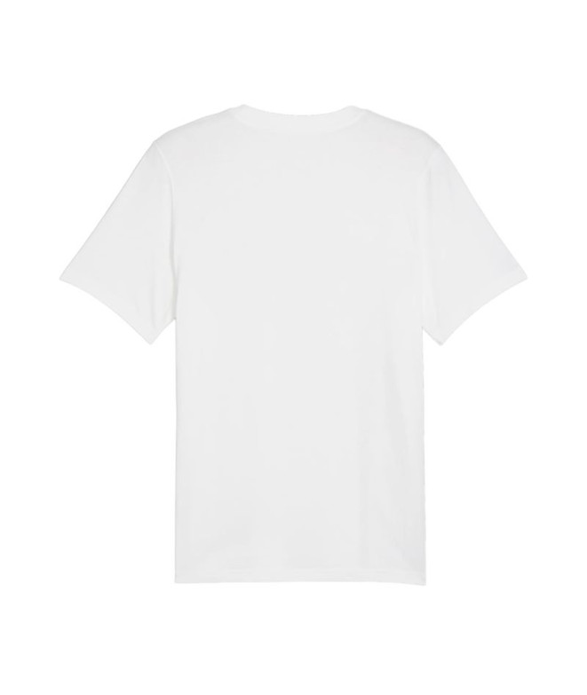 Camiseta Puma POWER Graphic Branco Amarelo Homem