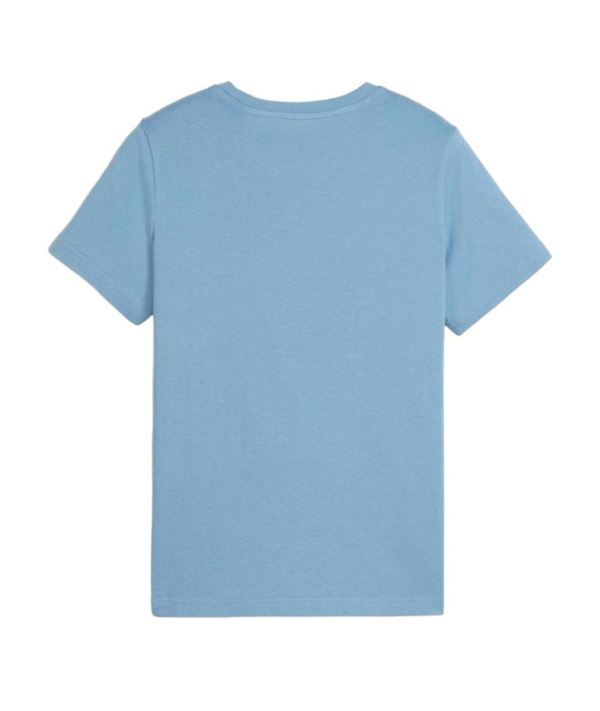 Camiseta Infantil Puma Essentials+ AB Azul verão