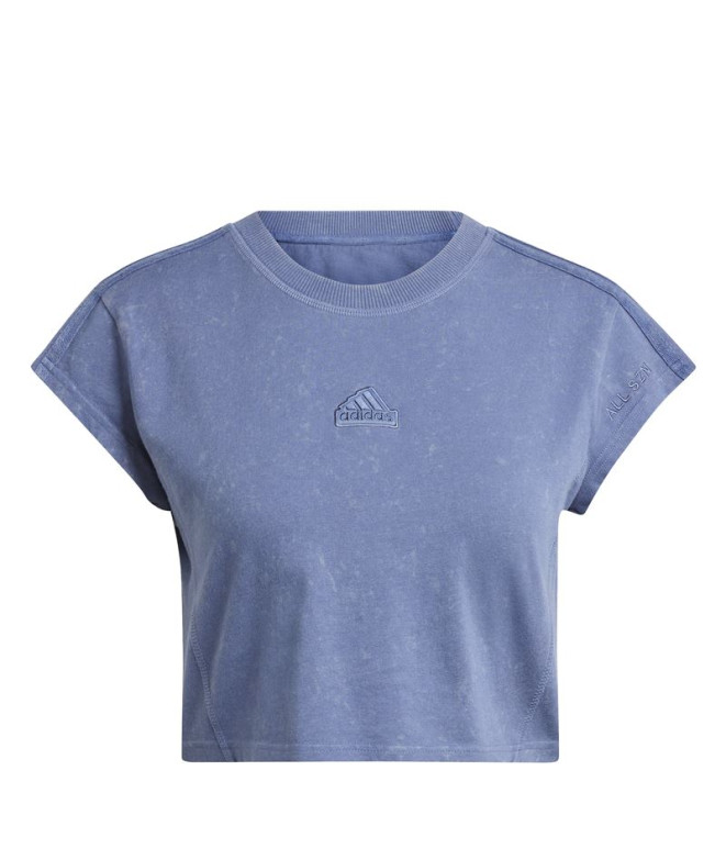 Camiseta adidas All Szn Mujer Azul