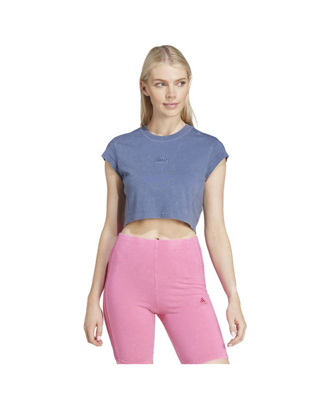 Camiseta adidas Todos os Szn Mulher Azul
