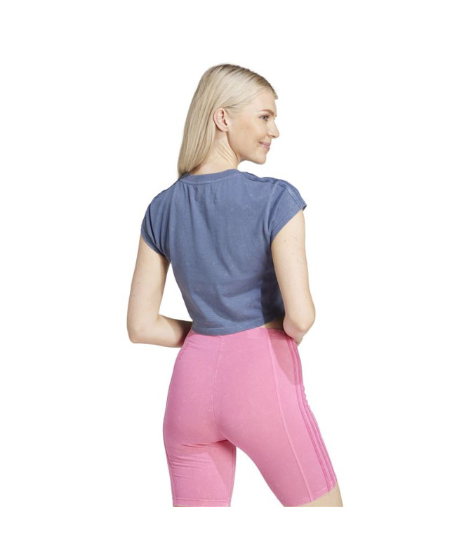 Camiseta adidas Todos os Szn Mulher Azul