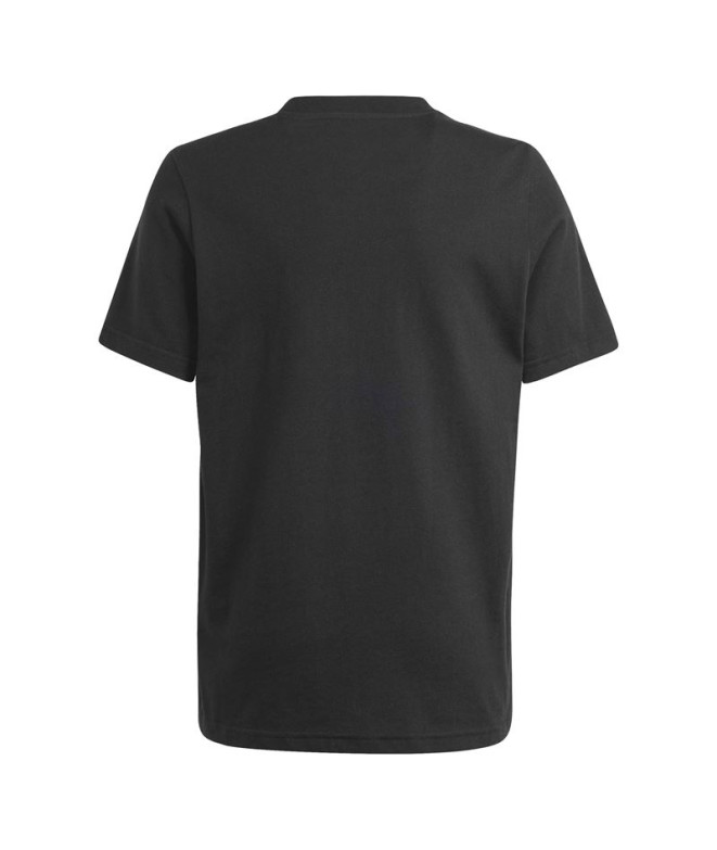 Camiseta adidas B Camo Lin Menino Preto