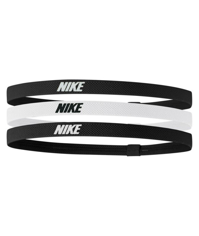 Fita de Pelo de Fitness Nike Elastic 2.0 3 Pk Branco/Preto