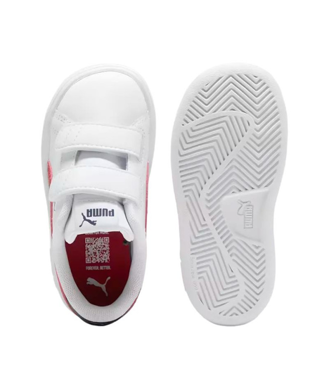Sapatilhas Puma Smash 3.0 V Branco//Vermelho...