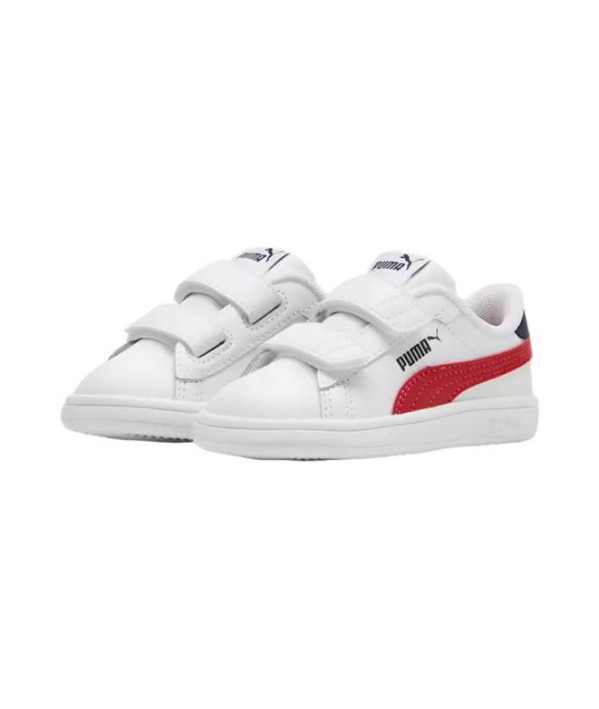 Sapatilhas Puma Smash 3.0 V Branco//Vermelho...