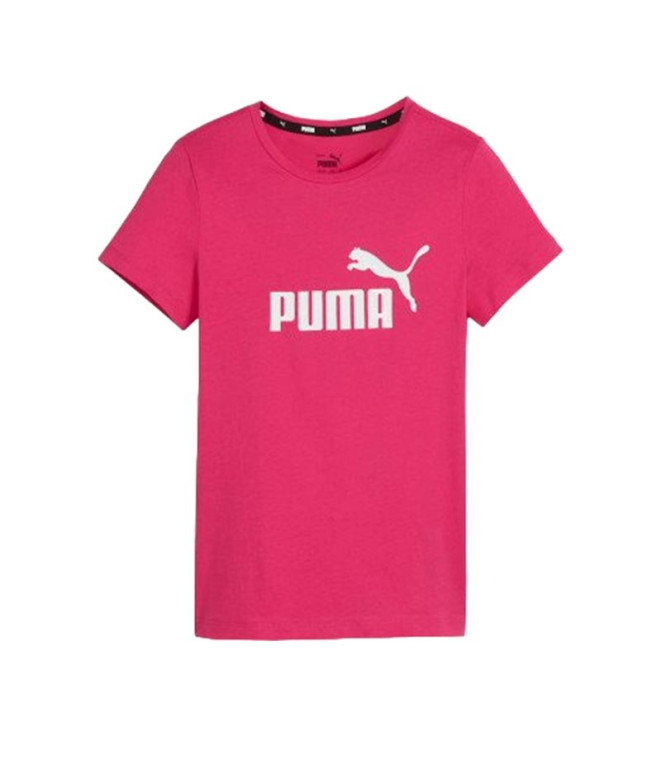 Camiseta Puma Essentials Infantil Fuchsia