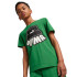 Camiseta Puma Essentials + MID 90s Graphic Verde Infantil