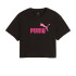 Camiseta Puma Girls Cropped Preto Infantil