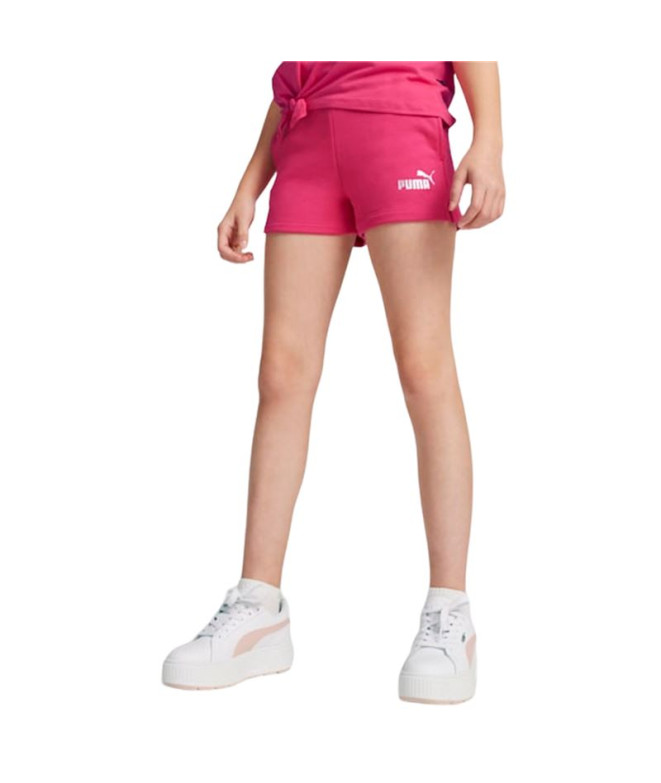 Calça Puma Essentials+ Rosa Infantil