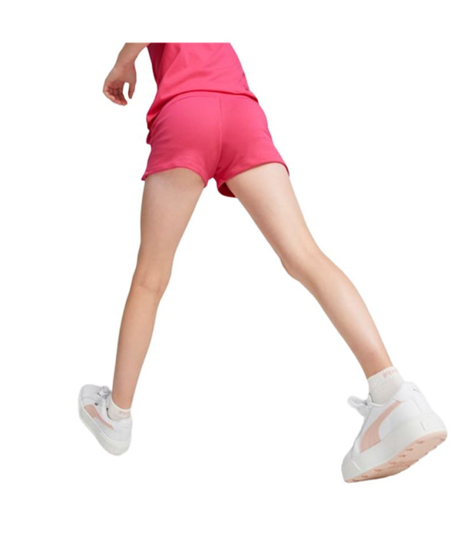 Calça Puma Essentials+ Rosa Infantil