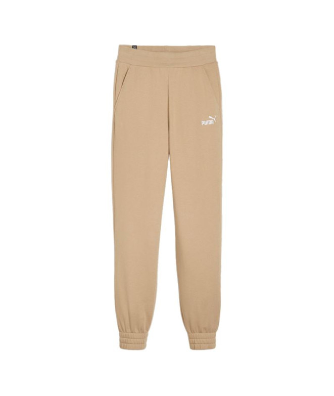 Pantalón Puma Essentials+ Embroidery High Marrón Mujer