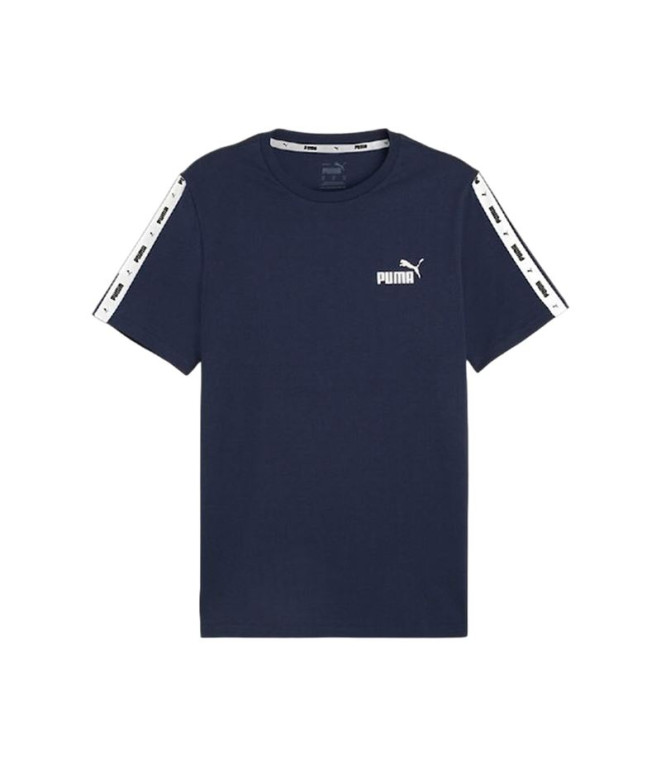 T-shirt Puma Essentials+ Tape Club Navy Blue Homme