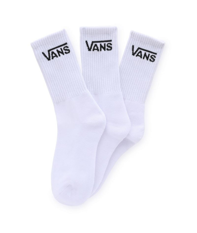 Calcetines Vans Crew Infantil Blanco