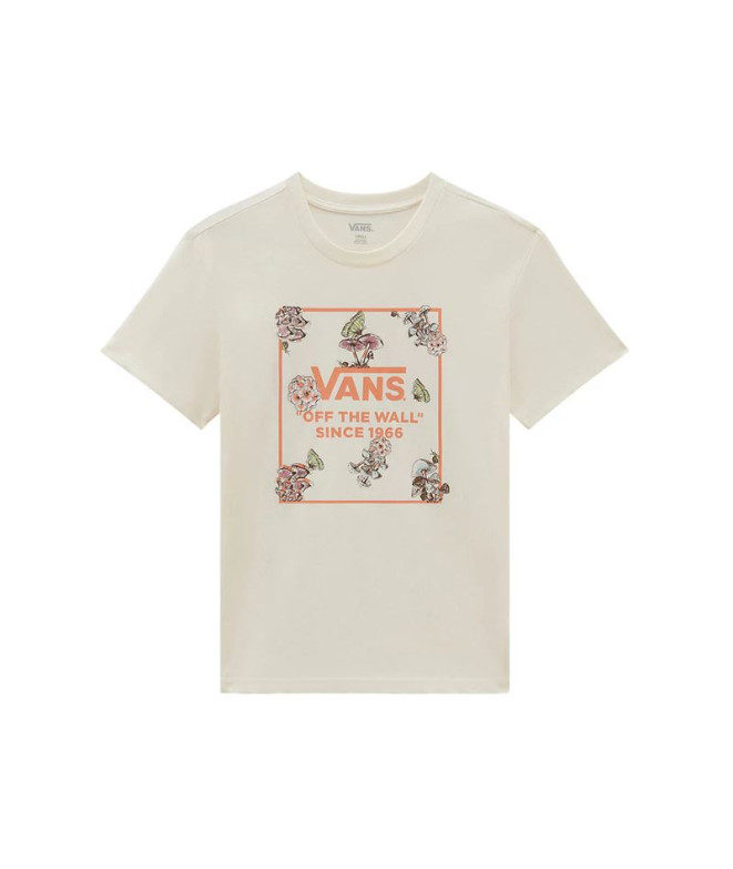 Camiseta Vans Fungi Floral Bff Branco Mulher