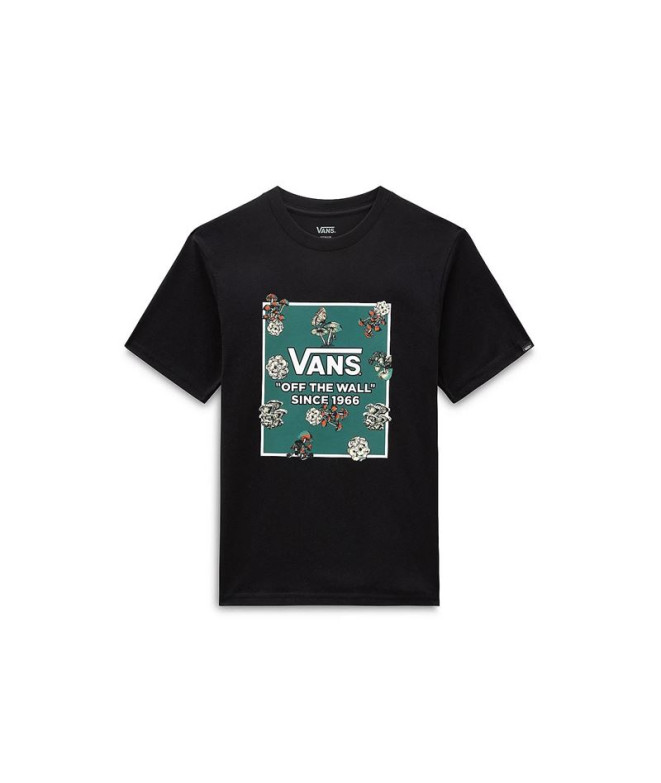 T-shirt Vans Remplissage de la boîte à champignons Noir Enfant