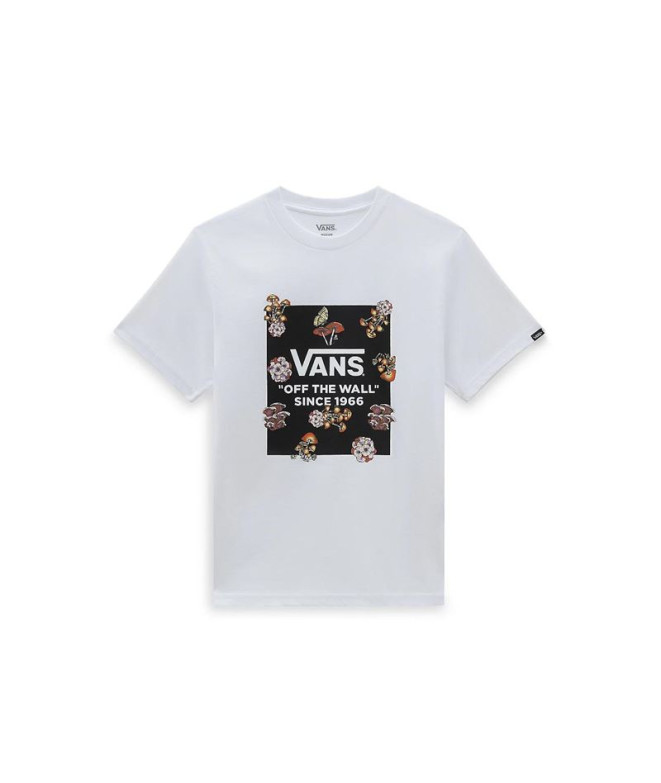 T-shirt Vans Boîte à champignons Remplissage blanc Enfant