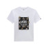 Camiseta Vans Caixa de fungos Fill Branco Homem