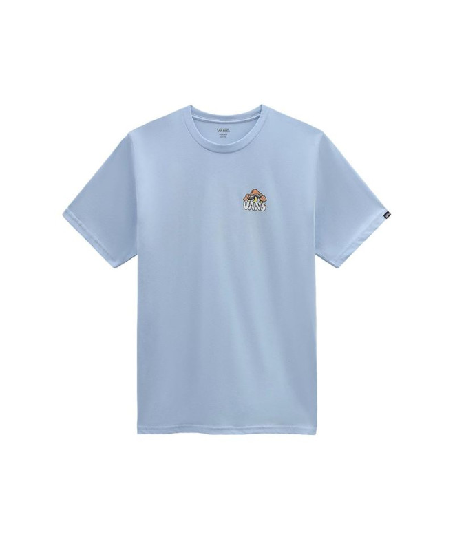 T-shirt Vans Mushruum Baby Blue Homme