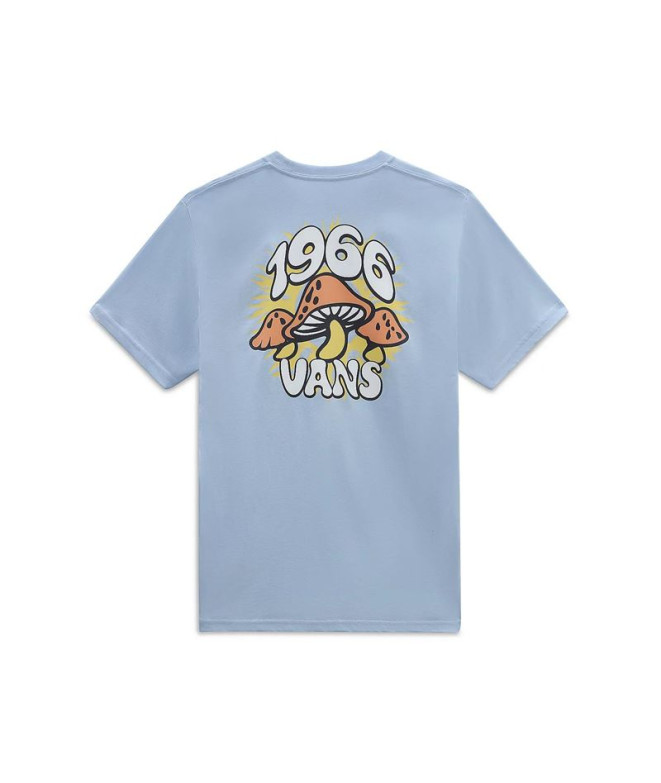 T-shirt Vans Mushruum Baby Blue Homme