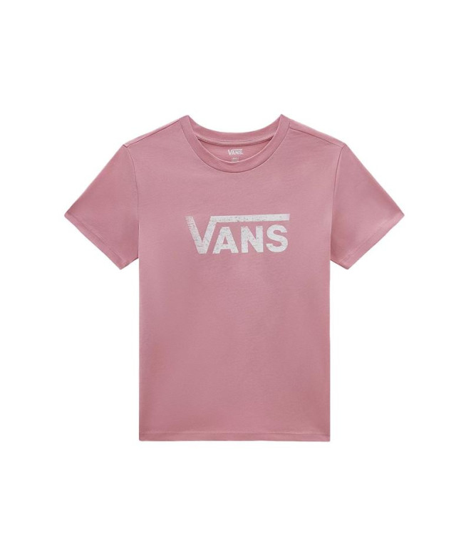 Camiseta Vans Drop V Foxglove Mulher Rosa