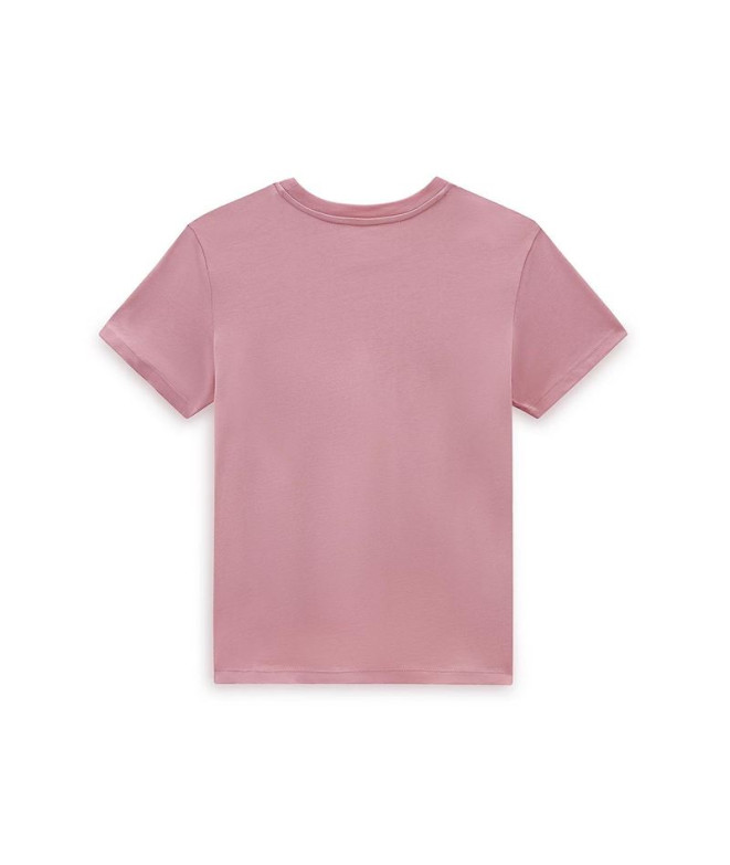 T-shirt Vans Drop V Foxglove Femme Rose